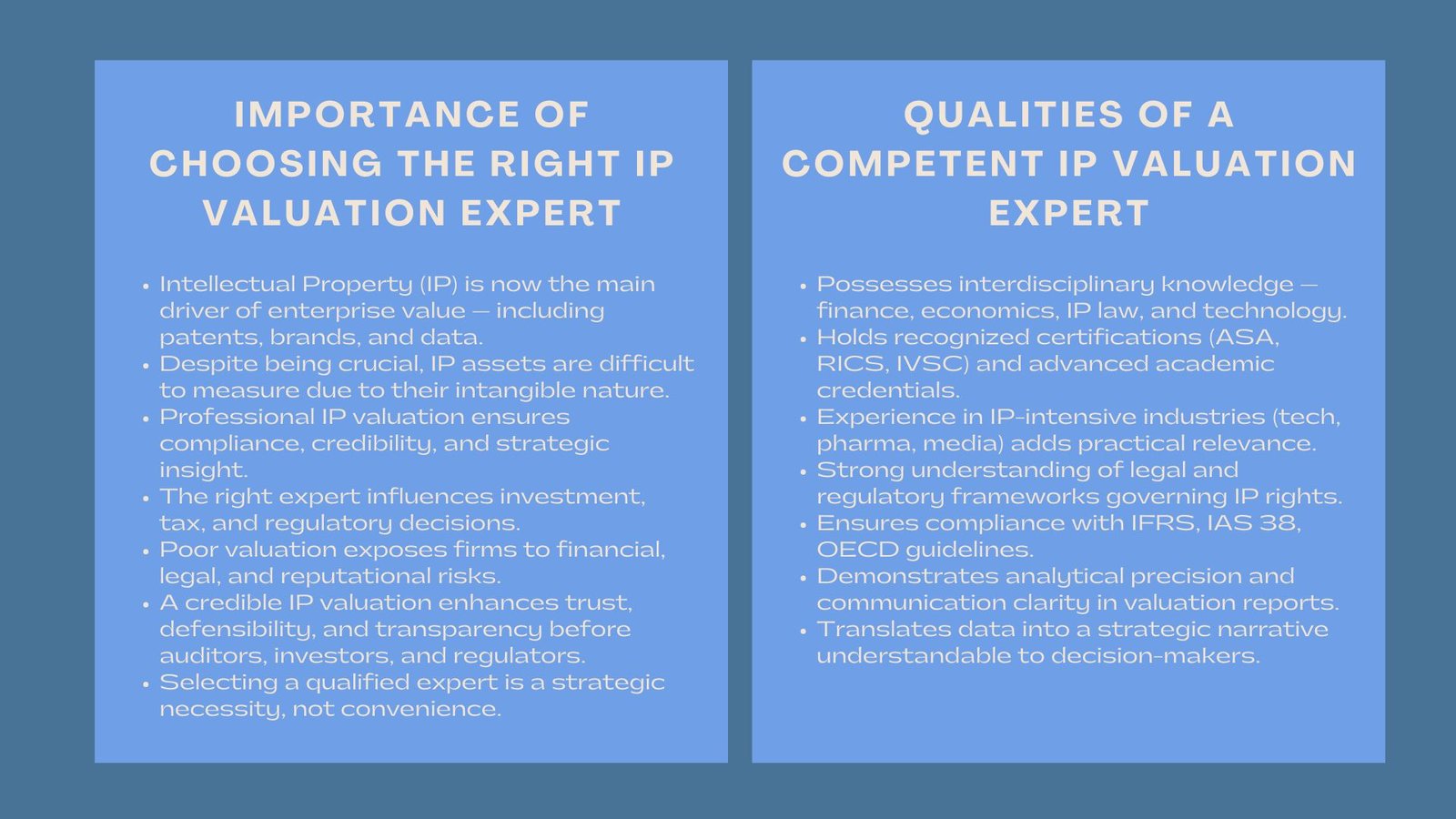 Trusted IP Valuation Firm Selection Guide